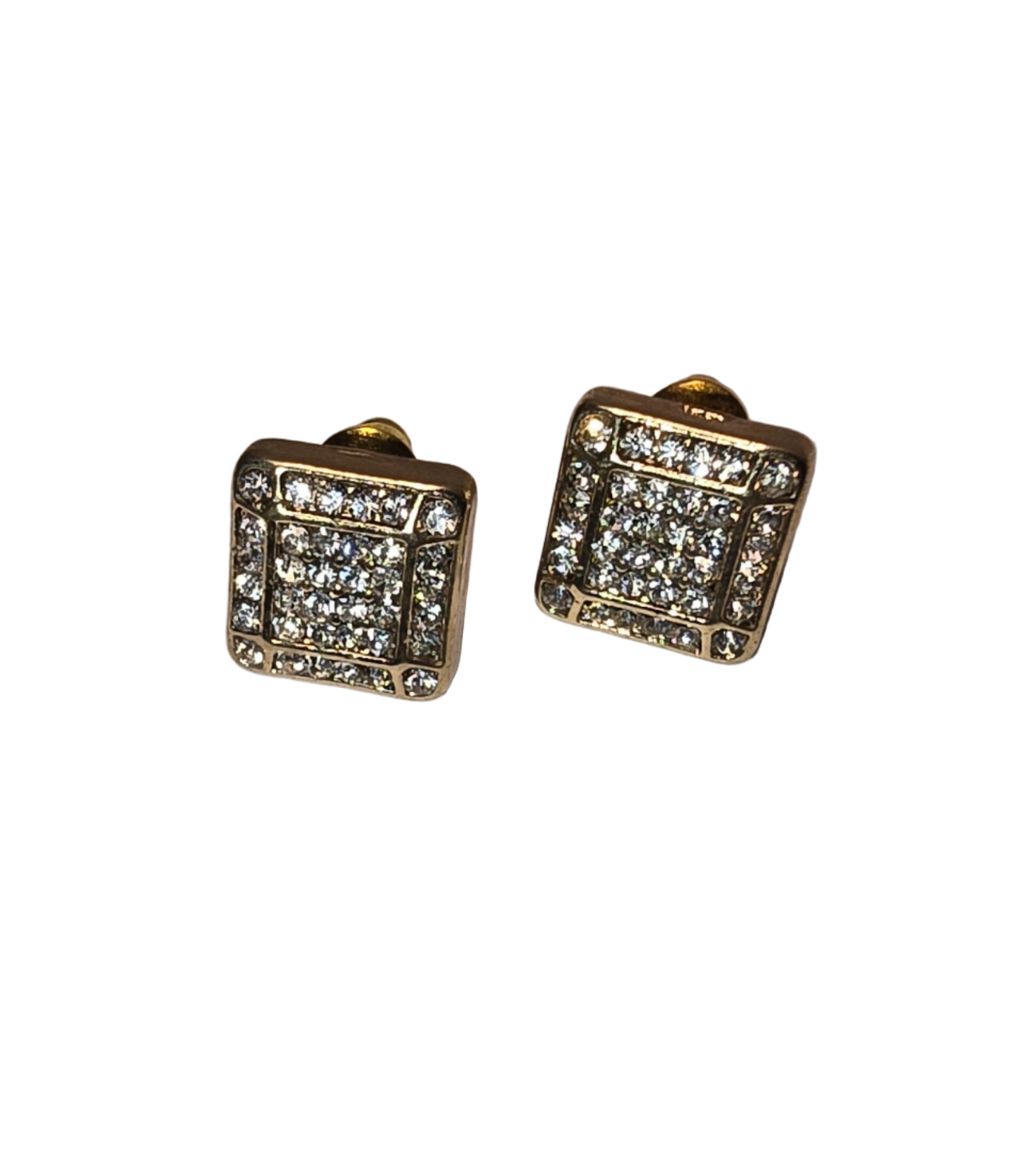 Gold & Crystal Studs