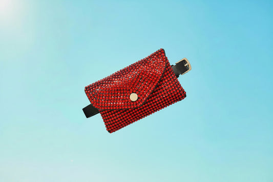 Bling Envelope Belt Bag / Crossbody Bag