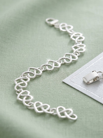 The Icon Collection Heart Link Bracelet