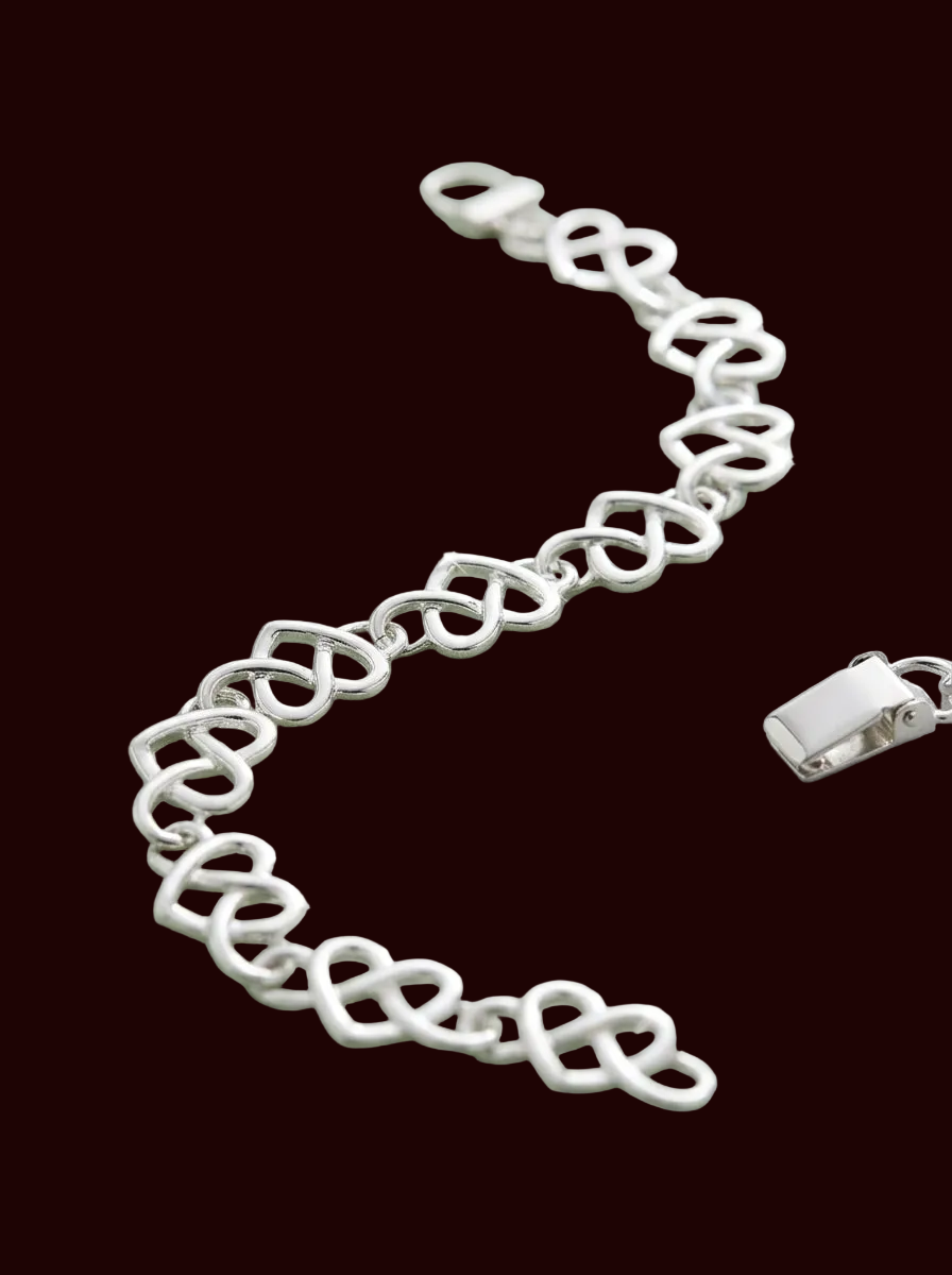The Icon Collection Heart Link Bracelet