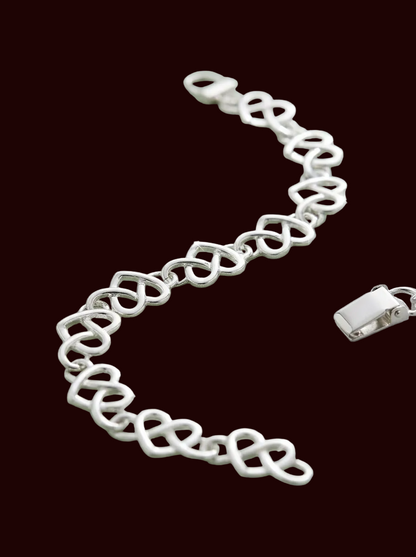 The Icon Collection Heart Link Bracelet