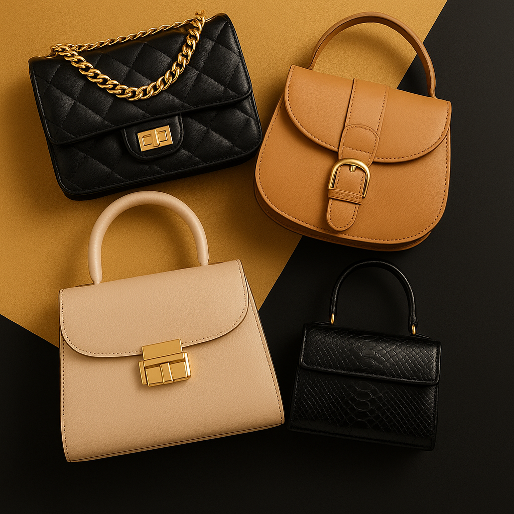 Cross-body women handbags – luxury leather bags in signature Tutts McCoy designs.