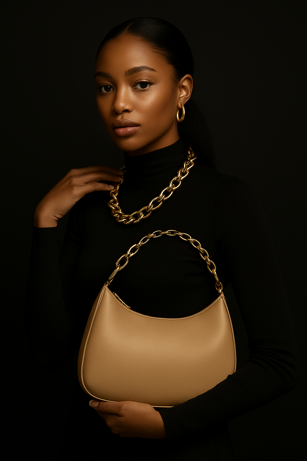 “Women’s gold jewelry and cross-body women handbags – premium fashion accessories from Tutts McCoy.”