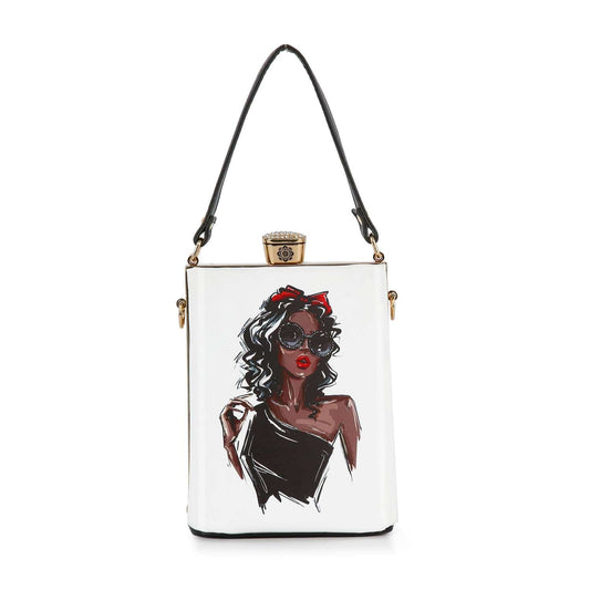Sista Girl Art Print Small Hand Tote