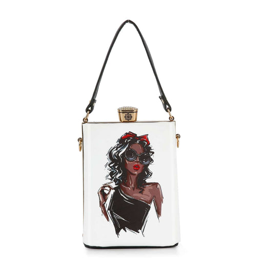 Sista Girl Art Print Small Hand Tote