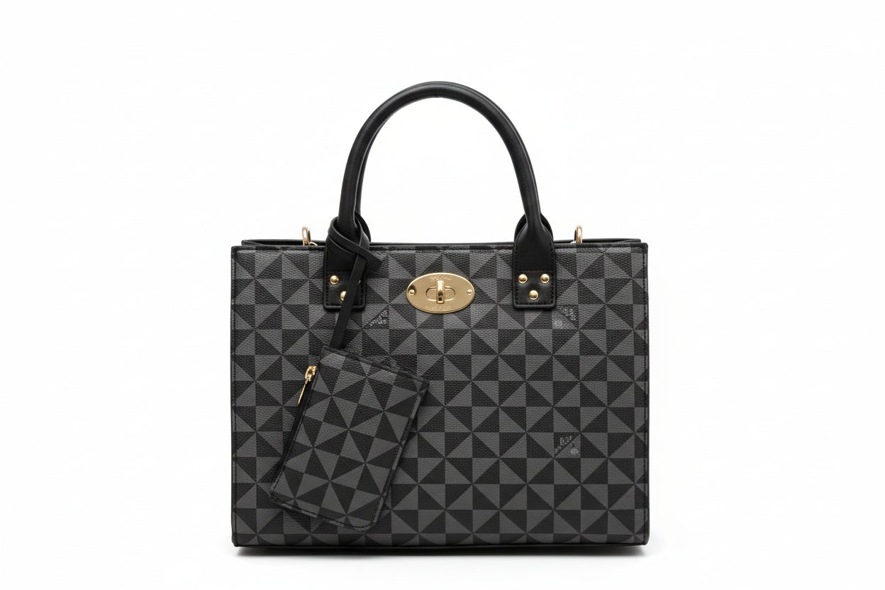 3-IN-1 Satchel & Messenger + Coin Purse Set