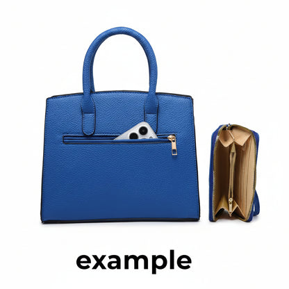 Fashion Padlock 2-in-1 Satchel/Shoulder Bag-Tan