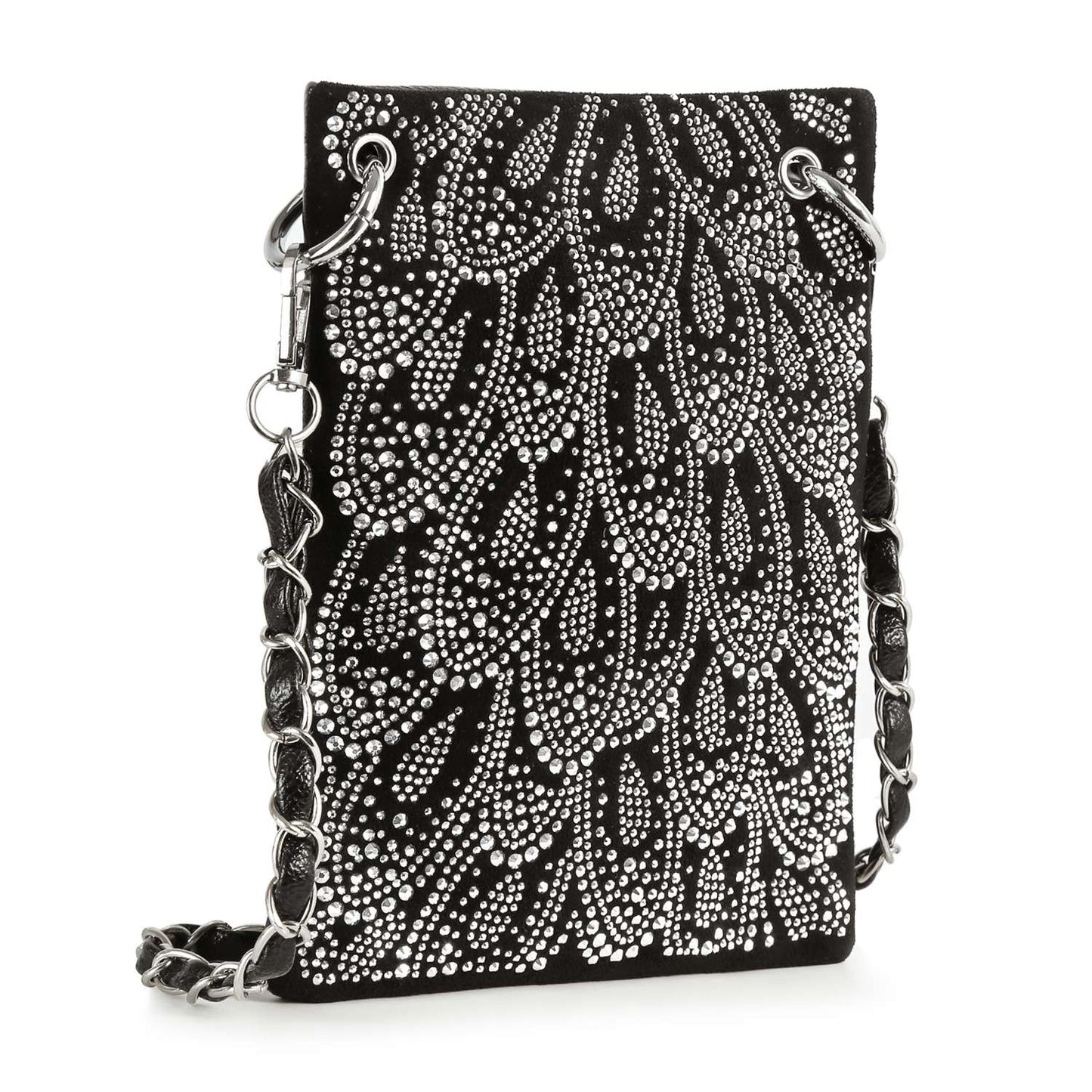 Rhinestone Bling Petite Crossbody Sling Bag