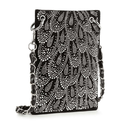 Rhinestone Bling Petite Crossbody Sling Bag