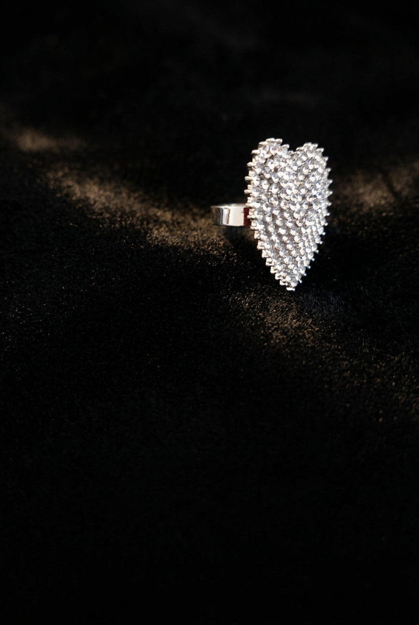 The Empress Heart Cocktail Ring