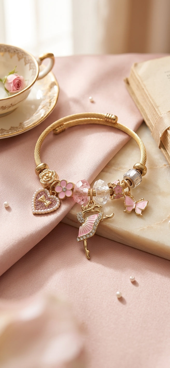 Ballerina Charm Bracelet