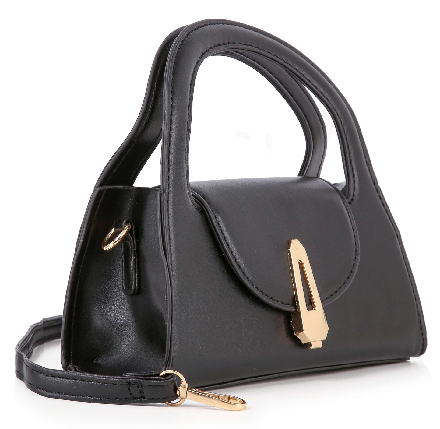 Classic Petite Tote Handbag -Black