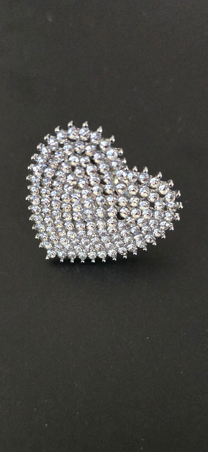 The Empress Heart Cocktail Ring