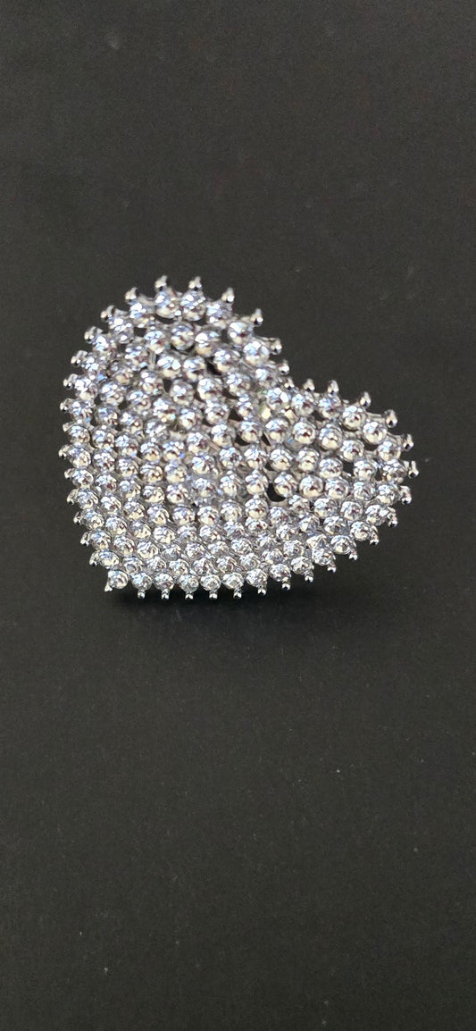 The Empress Heart Cocktail Ring