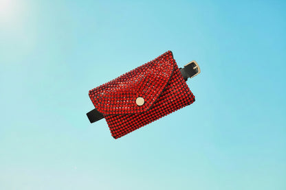 Bling Envelope Belt Bag / Crossbody Bag