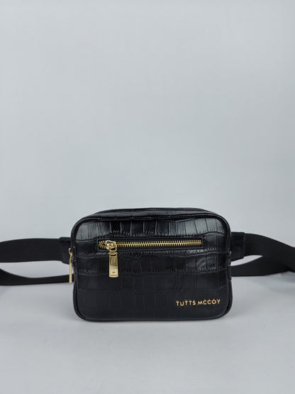 Tutts Mccoy Elsie Croc Fannie Pack stylish cross-body women handbags.