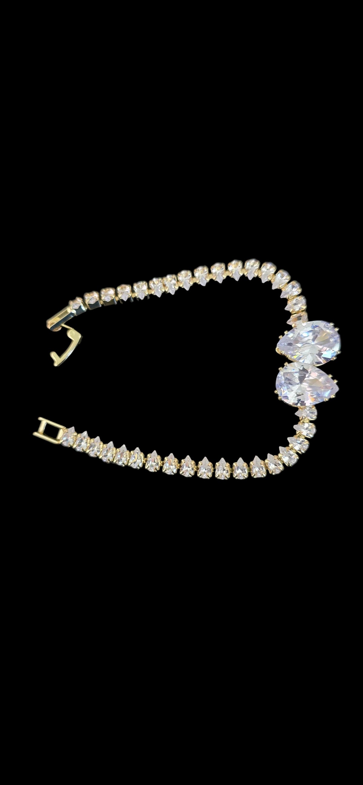 The Twin Pear Radiant Tennis Bracelet