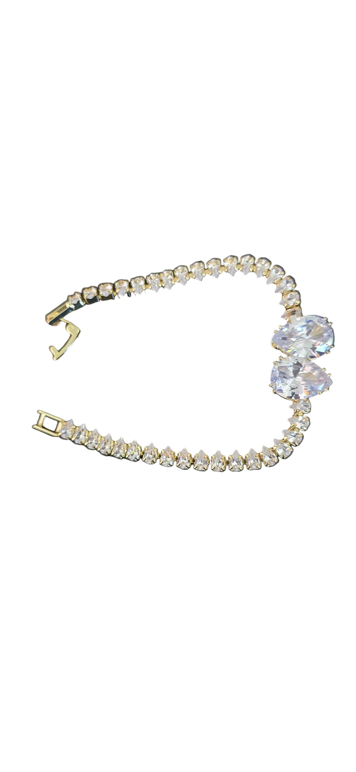 The Twin Pear Radiant Tennis Bracelet