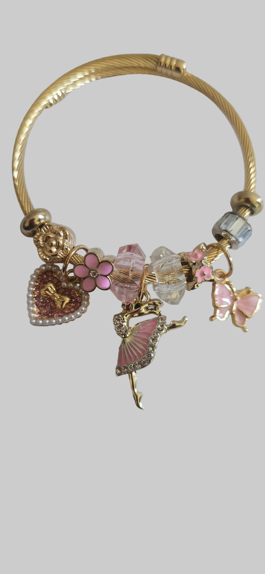 Ballerina Charm Bracelet