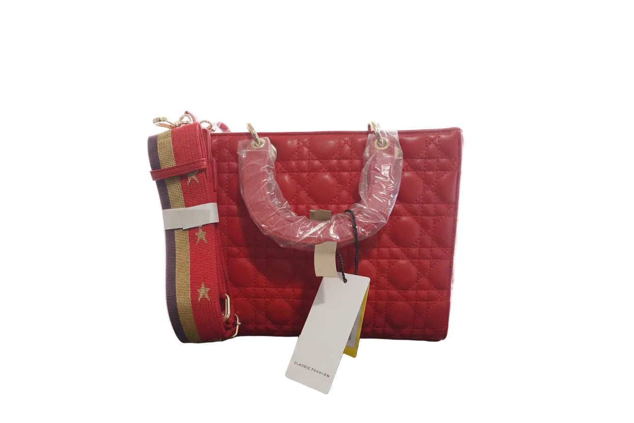 2-IN-1 Quilted Satchel Wallet Set