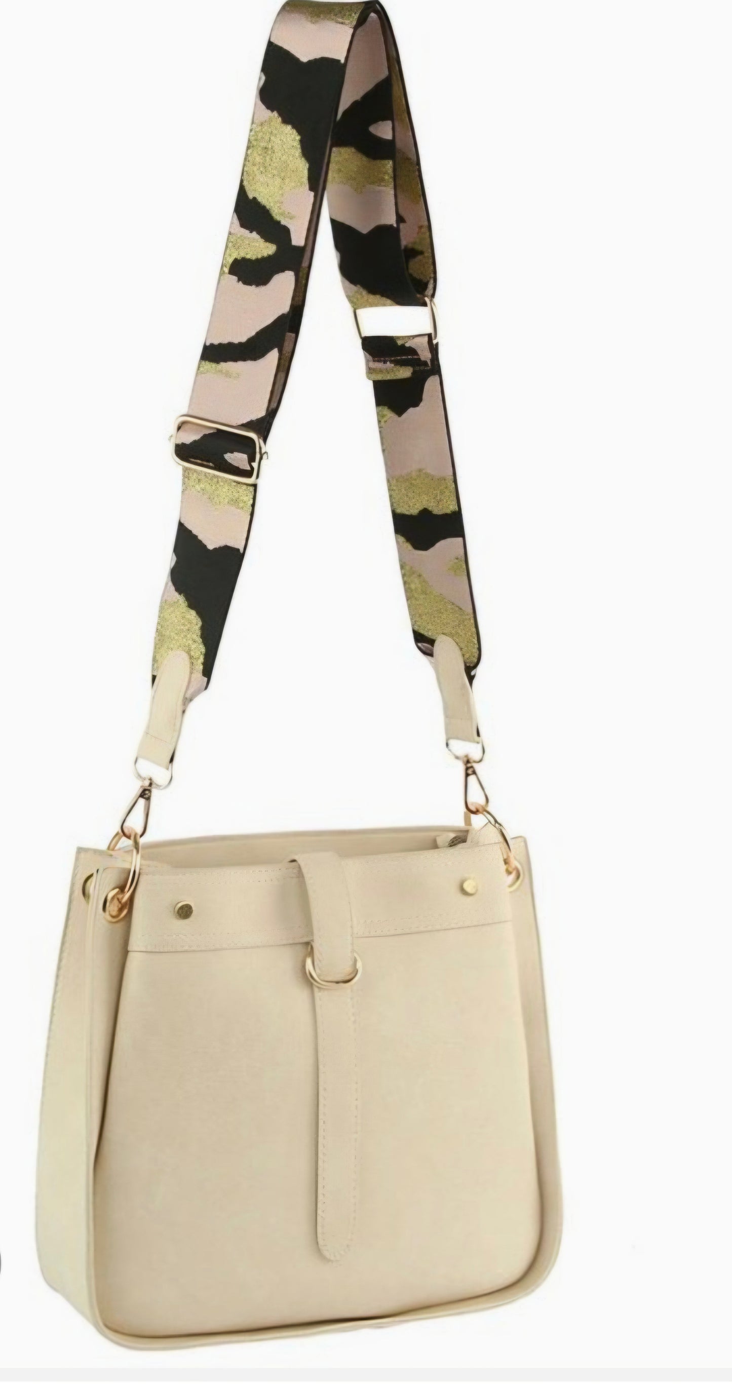 Guitar Strap/Crossbody/Shoulder Strap Bag-Beige